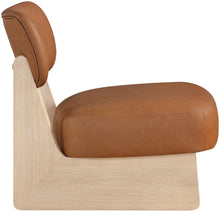 Load image into Gallery viewer, Vetra - Vegan Leather Upholstered Accent Chair With Natural Base
