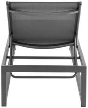 Load image into Gallery viewer, Maldives - Water Resistant Outdoor Patio Adjustable Sun Chaise Lounge Chair With Gray Base

