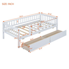 Load image into Gallery viewer, Multi Functional Wooden Daybed Bed
