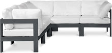 Load image into Gallery viewer, Nizuc - Outdoor Patio 5 Piece Modular Sectional With Gray Frame
