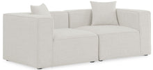 Load image into Gallery viewer, Cube - Linen Modular 2 Seat Sofa
