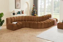 Load image into Gallery viewer, Arc - Velvet 7 Piece Modular Sofa - Saddle
