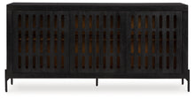 Load image into Gallery viewer, Vallisburg - Accent Cabinet - Black / Natural
