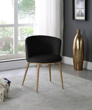 Load image into Gallery viewer, Skylar - Dining Chair with Gold Legs (Set of 2)
