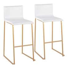 Load image into Gallery viewer, Mara - Contemporary Upholstered Barstool (Set of 2)
