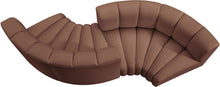 Load image into Gallery viewer, Arc - Faux Leather 4 Piece Curved Modular Sofa
