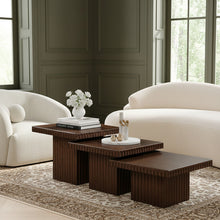 Load image into Gallery viewer, Spencer - Oak Veneer 3 Piece Coffee Tabl
