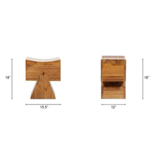 Load image into Gallery viewer, Nico - Stool Ottoman - Brown
