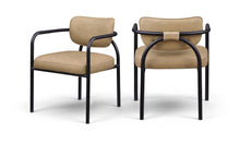 Load image into Gallery viewer, Serava - Vegan Leather Upholstered Dining Chair (Set of 2) - Tan
