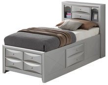 Load image into Gallery viewer, Modern Design Storage Bed With Bookcase Headboard
