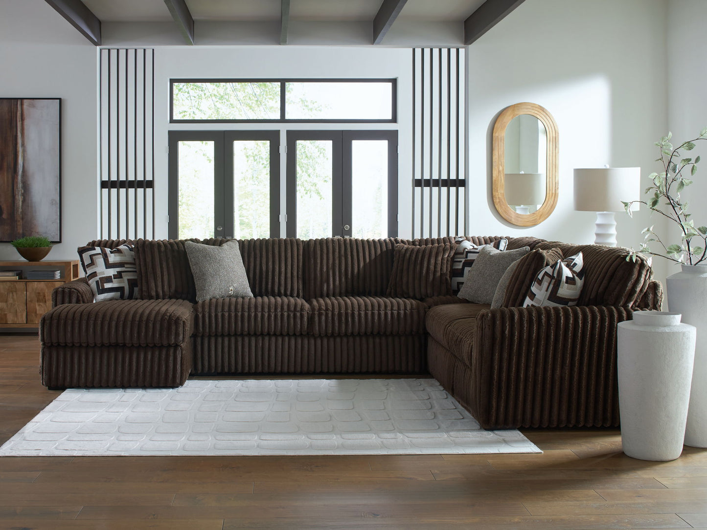 Midnight-Madness - Sectional - Chocolate