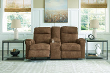 Load image into Gallery viewer, Edenwold Reclining Loveseat with Console
