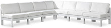 Load image into Gallery viewer, Nizuc - Outdoor Patio 7 Piece Modular Sectional With White Frame
