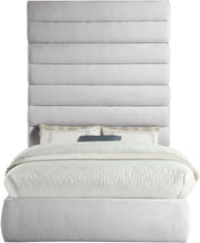 Load image into Gallery viewer, Adam - Linen Fabric Bed With 89" Headboard
