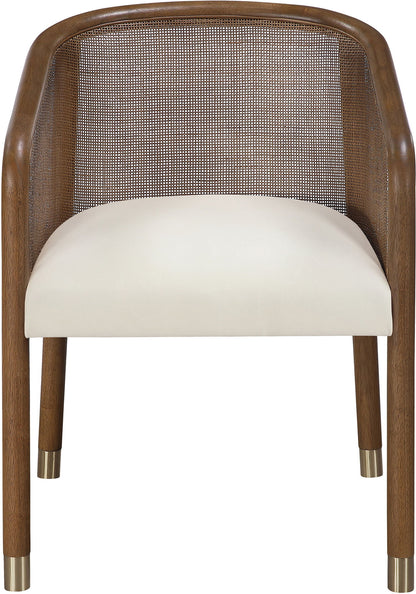 Sylvan - Vegan Leather Dining Chair (Set of 2) - Brown Frame