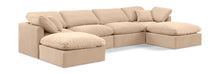 Load image into Gallery viewer, Indulge - Velvet 6 Piece Modular Double Chaise Sectional

