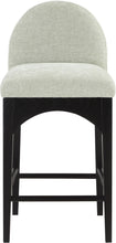 Load image into Gallery viewer, Waldorf - Chenille Stool With Black Legs
