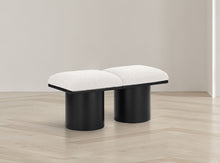 Load image into Gallery viewer, Pavilion - 2 Piece Modular Bench With Black Base
