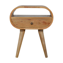 Load image into Gallery viewer, Circular Open Bedside Nightstand
