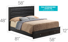 Load image into Gallery viewer, Elegant Storage Bed For Cozy Spaces
