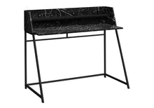 Load image into Gallery viewer, Computer Desk For Home Office, Laptop, Storage Shelves, Marble Look Contemporary &amp; Modern
