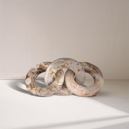 Rings - Marble Decorative Chain Links