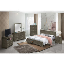 Load image into Gallery viewer, Upholstered Panel Sleigh Bed Design
