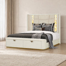 Load image into Gallery viewer, La Pierre - Bed With Storage Drawers And LED Headboard
