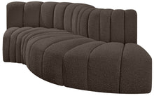 Load image into Gallery viewer, Arc - Boucle Fabric 4 Piece L-Shaped Modular Sofa
