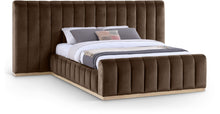 Load image into Gallery viewer, Amara - Velvet Upholstered Bed
