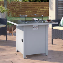 Load image into Gallery viewer, Fire Pit With Powder Coated And Top - White
