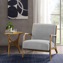 Load image into Gallery viewer, Mid-Century Style Lounge Chair With Upholstered Seat
