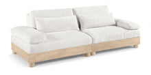 Load image into Gallery viewer, Turin - Chenille Fabric Upholstered Modular Sectional - White
