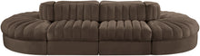 Load image into Gallery viewer, Rummi - Oval Velvet Performance Fabric Upholstered 8 Piece Modular Sectional
