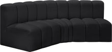 Load image into Gallery viewer, Arc - Faux Leather 3 Piece Modular Corner Sofa
