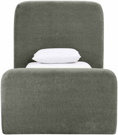 Fira - Chenille Fabric Upholstered Bed