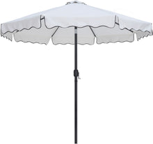 Load image into Gallery viewer, Amalfi - Aluminum Patio Umbrella - Light Brown Base / Black Pole
