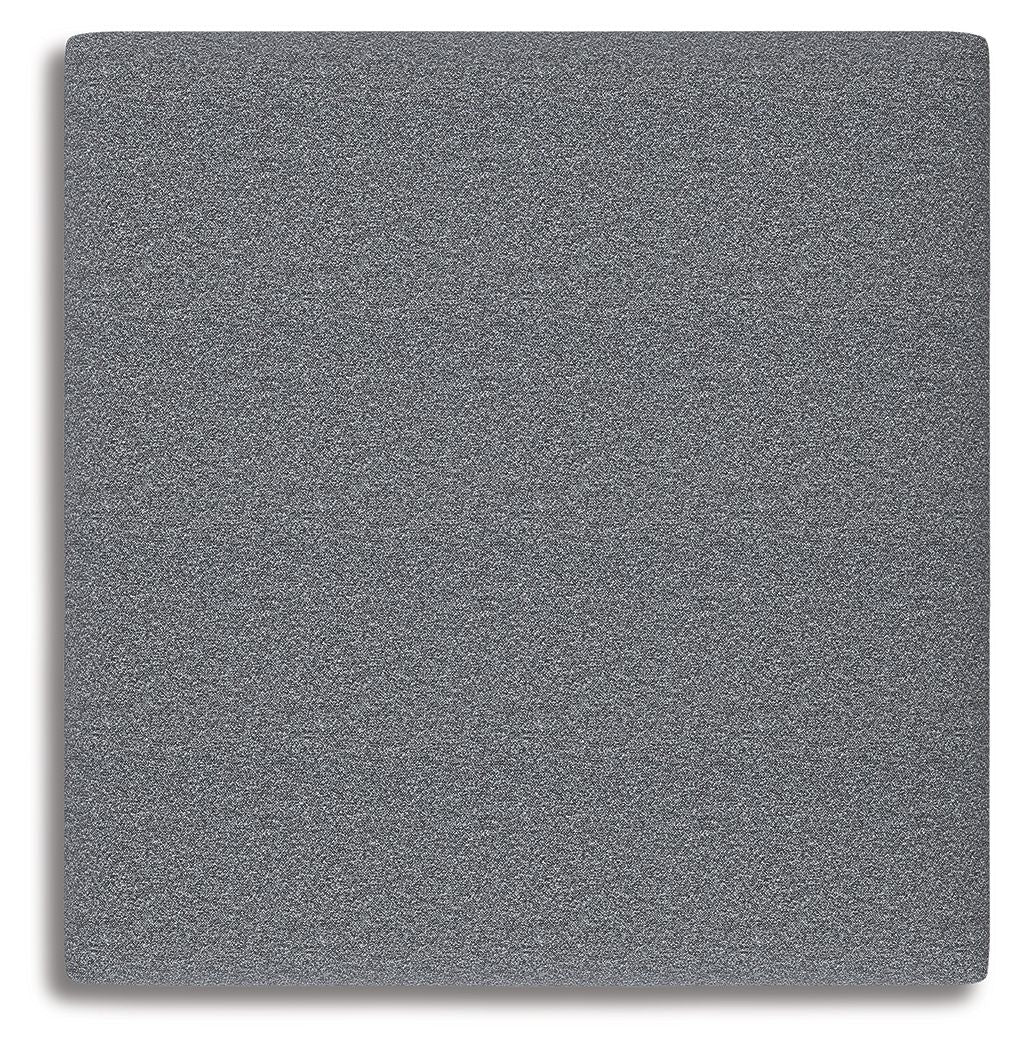 Bealton - Oversized Accent Ottoman - Salt And Pepper