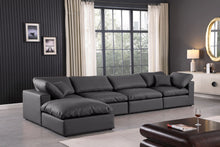 Load image into Gallery viewer, Comfy - 5 Piece Faux Leather Modular Sectional With Chaise

