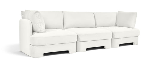 Hammond - Velvet Performance Fabric Upholstered 3 Piece Sofa - Ego Home Furniture