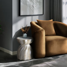 Load image into Gallery viewer, Caserta - Concrete End Table - Travertine
