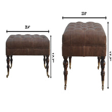Load image into Gallery viewer, Buffalo - Ottoman With Castor Legs
