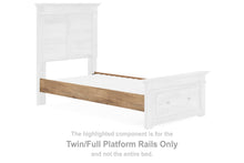 Load image into Gallery viewer, Makidern - Twin/Full Platform Rails - Tan
