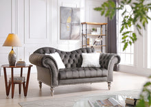 Load image into Gallery viewer, Elegant Round Arm Loveseat
