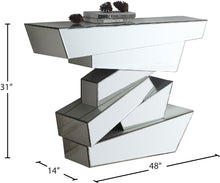 Load image into Gallery viewer, Jade - Console Table - Pearl Silver
