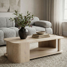 Load image into Gallery viewer, Calabria - Marble And Oak Wood Table
