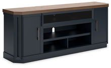 Load image into Gallery viewer, Landocken - XL TV Stand W/Fireplace Option - Brown / Blue

