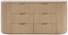 Load image into Gallery viewer, Astrid - Solid Wood And Oak Veneer Dresser
