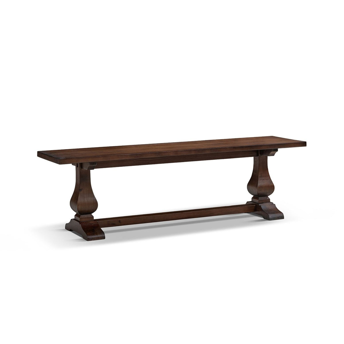 Whitmore - Trestle Dining Bench - Dark Brown