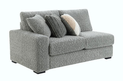 U282 - Corduroy Loveseat - Gray